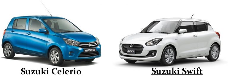 Difference Between Suzuki Swift And Suzuki Celerio