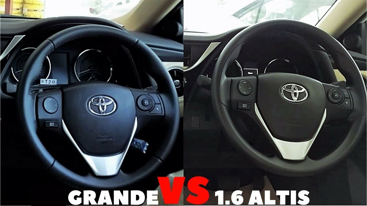 Difference Between Altis 1.6 And Grande In Pakistan