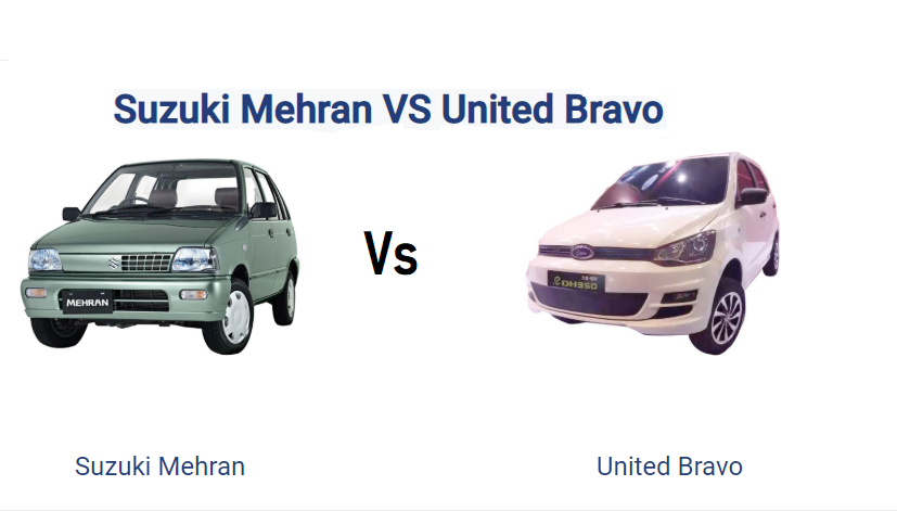 Difference Between Suzuki Mehran And United Bravo