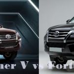 Difference Between Toyota Fortuner G and V