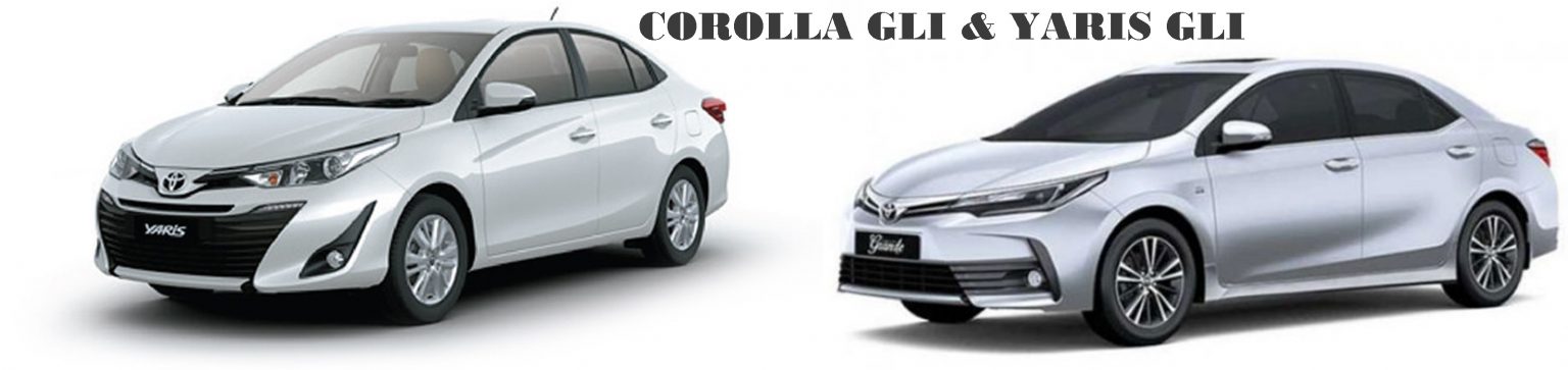 Difference Between Toyota Corolla GLi and Toyota Yaris GLi