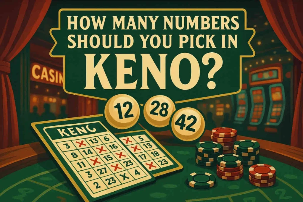 How many numbers can you pick at an Ethereum keno Games?