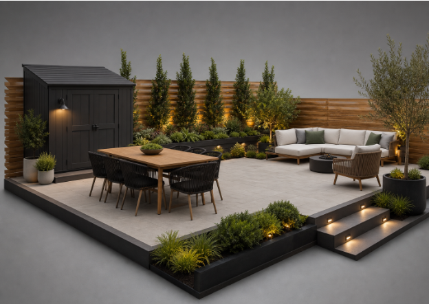 A Low-Maintenance Outdoor Living Plan: Layout, Materials, Water, And Upkeep